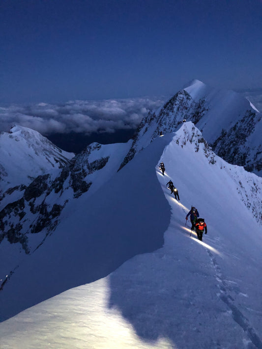 Top of Mont Blanc 4810m.